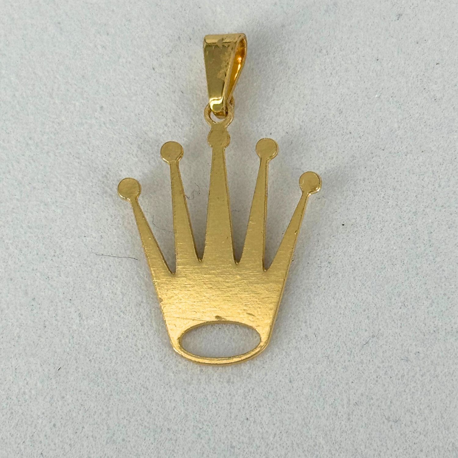 DIJE CORONA ROLEX LISO MEDIANO